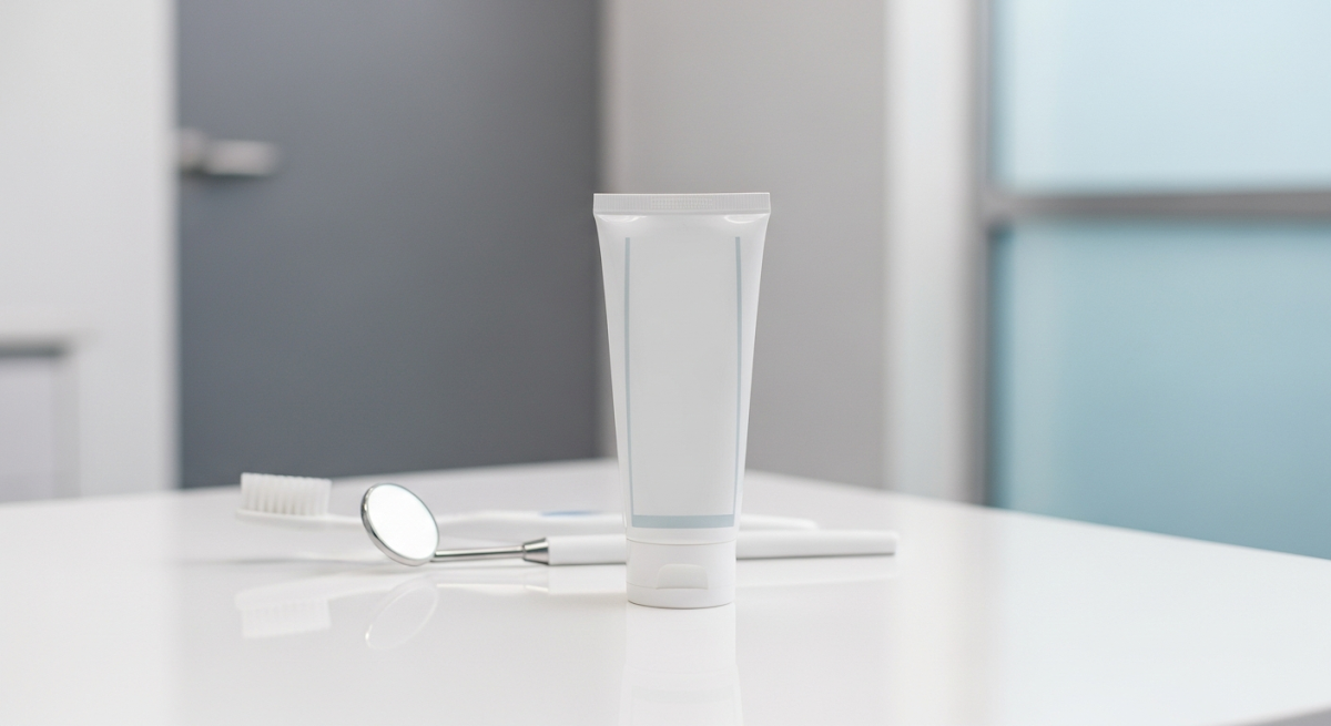 Correct amounts of children's and adult toothpaste for brushing