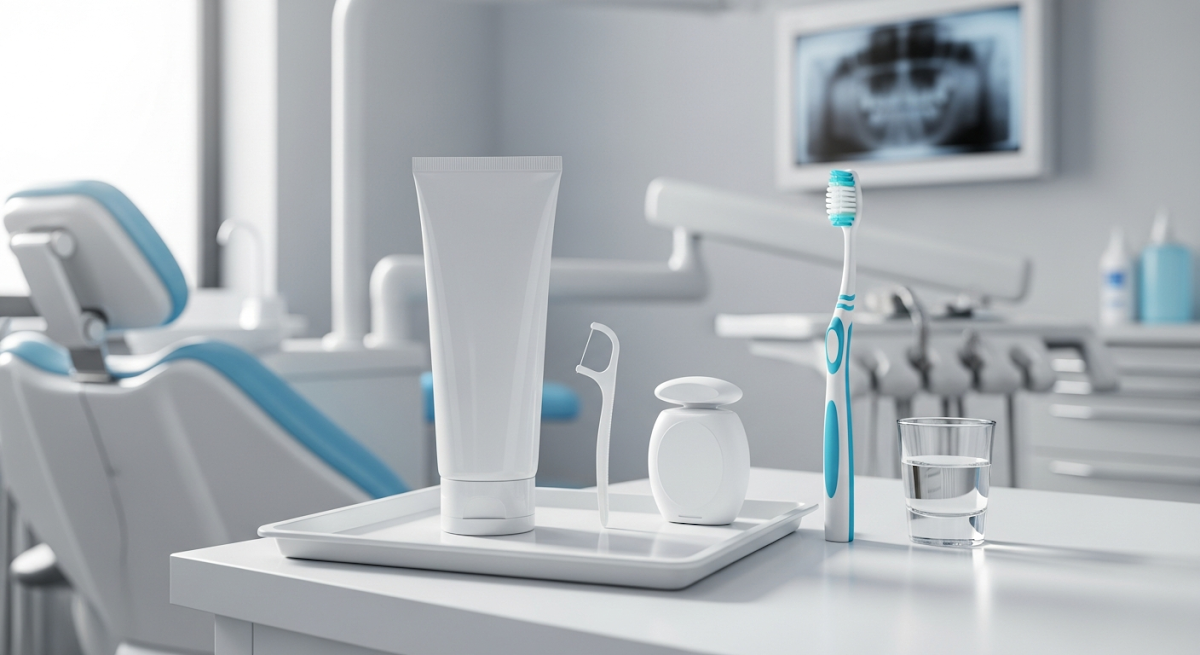 Comparative ingredient analysis of fluoride toothpaste and whitening toothpaste