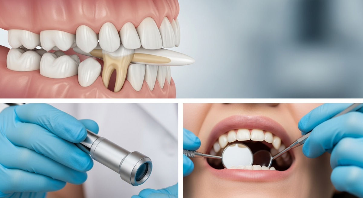 Educational visual related to dental treatments