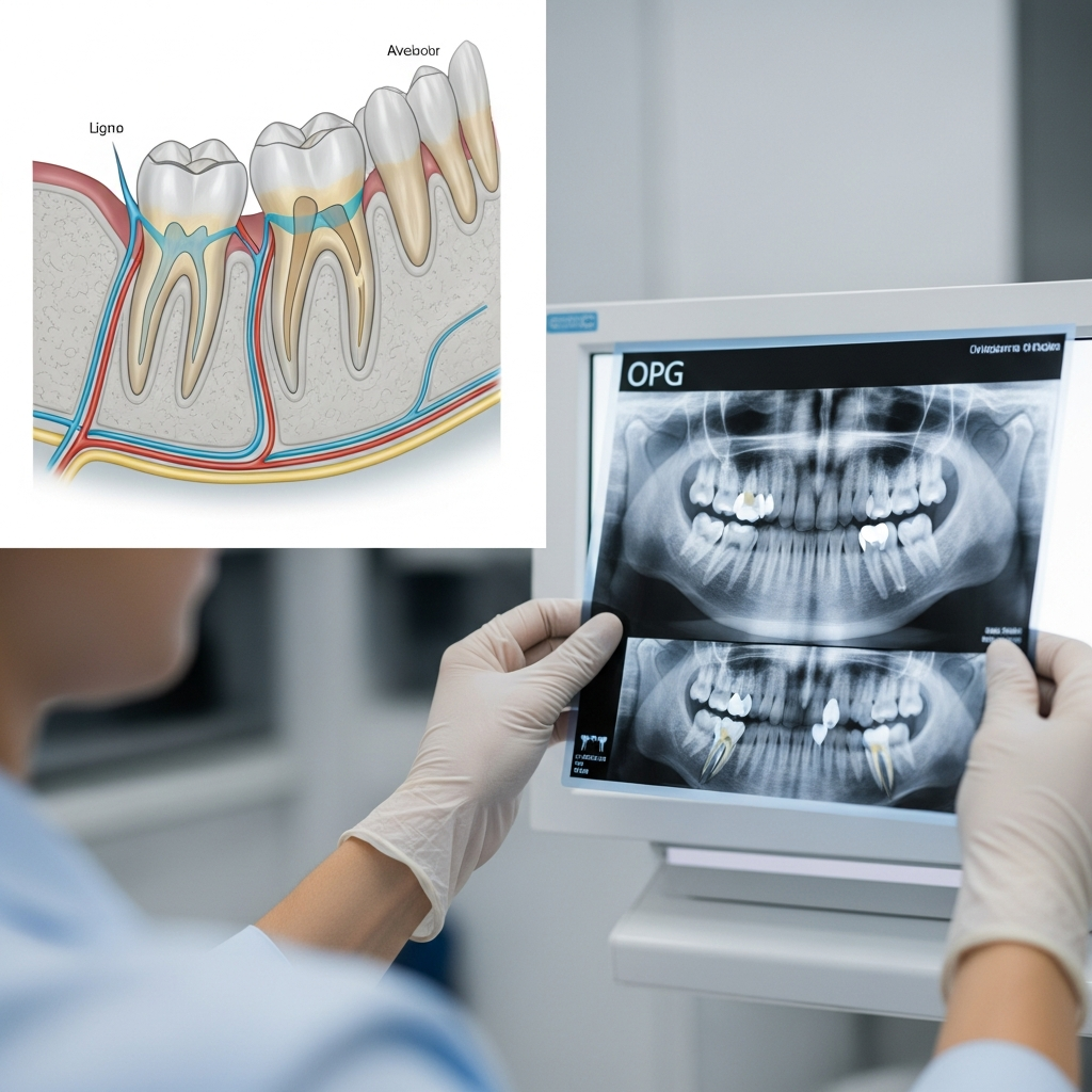 Educational visual related to dental treatments