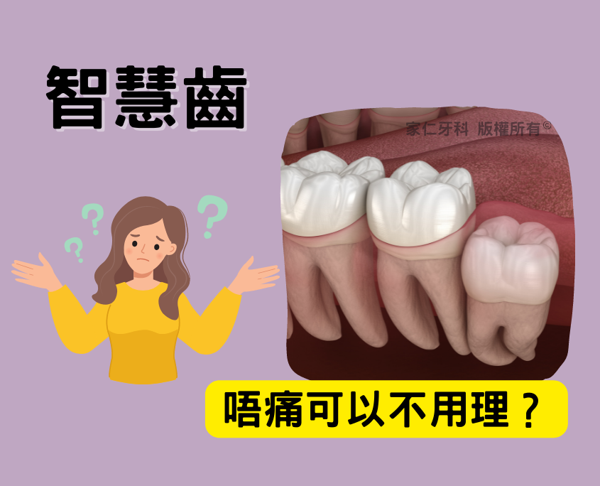 牙醫向患者解釋智慧齒生長位置，說明並非所有智慧齒都需要拔除